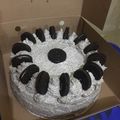 Cooksnap dari Ummaira❤️ untuk resep Oreo Birthday Cake Base Brownies Kukus