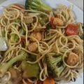 El cooksnap de Always57 cuando hizo Chow mein de camarones🌹.
