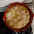 El cooksnap de Mark cuando hizo Albóndigas con salsa de cebolla y harina.