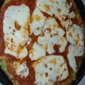 El cooksnap de Mateo cuando hizo Pizza de masa de brócoli.