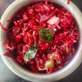Roshan's cooksnap of when they made பீட்ரூட் பொரியல்(beetroot poriyal recipe in tamil).