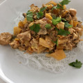 El cooksnap de Irene-Guirao cuando hizo Curry de pollo con mango.