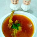 Harminder Kaur Sethi's cooksnap of when they made Chicken soup with bread toast.