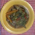 El cooksnap de Gabriel Colombo cuando hizo Wok de pollo y vegetales.