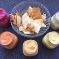El cooksnap de Gisela Spínola cuando hizo Assortit d'Hummus 🍏🍐🍠🥑🌶️🍆.