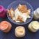 El cooksnap de Gisela Spínola cuando hizo Assortit d'Hummus 🍏🍐🍠🥑🌶️🍆.