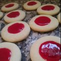 El cooksnap de Nati cuando hizo Galletitas coronita con cubierta de jalea de frambuesa🍪🍇🍇.