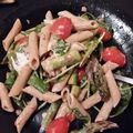 poopoopeepee's cooksnap of when they made Roasted Asparagus and Cherry Tomato Penne Pasta with Goat Cheese.