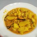 El cooksnap de Barbara Cugat cuando hizo Chocos con patatas y mejillones.