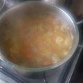 El cooksnap de Yari C cuando hizo Arvejas verdes partidas.