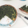 El cooksnap de Lau :) cuando hizo Quiche de espinacas con queso de cabra.