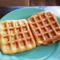 El cooksnap de Cecilia Delgado cuando hizo Waffles dulces.