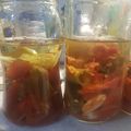 El cooksnap de Vanesa Aprendiz cuando hizo Ají mala palabra al tomate, en conserva.