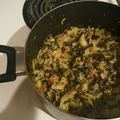 stickem78's cooksnap of when they made Smothered Cabbage and Collard Greens.