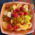El cooksnap de Patricia Moyes cuando hizo Ensalada de frutas de estación 🍊🍓🍎🍌.