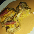 El cooksnap de Anita Farrera cuando hizo Pechugas rellenas con salsa de chipotle.