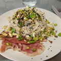 El cooksnap de Daniel González cuando hizo Arroz integral con quinoa roja, jamón serrano y ajetes 😋.