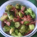 nicety's cooksnap of when they made Sautéed Brussels Sprouts With Bacon And Garlic.
