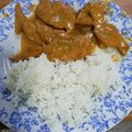 El cooksnap de Pilar cuando hizo Solomillos de pollo al Málaga virgen.