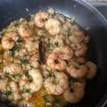 El cooksnap de Maria Mar Martin cuando hizo Gambas al ajillo.