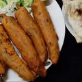 Naila Asif's cooksnap of when they made Hari mirch ke pakoray (Green Chilli Fritters).