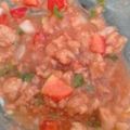 El cooksnap de Marmota Marmotito cuando hizo Ceviche de soya.