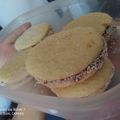 El cooksnap de Micaella Aguiñaga cuando hizo Alfajores de maicena Royal .
