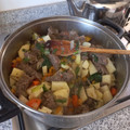 El cooksnap de Alfredo Salazar cuando hizo Carbonada primaveral.