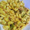 Fiza Iftikhar Malik 's cooksnap of when they made Jollof macaroni.