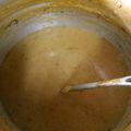 El cooksnap de John Atarihuana cuando hizo Sopa de plátano Dominicana.