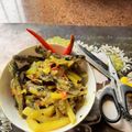 স্বর্নাক্ষী চ্যাটার্জি 's cooksnap of when they made পেঁয়াজ দিয়ে ছোট মাছের ঝাল (Peyanj diye choto macher jhol recipe on Bengali).