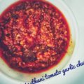 Rita Mehta ( Executive chef ) का कुकस्नैप जब उन्होंने राजस्थानी लहसुन टमाटर की चटनी (rajasthani lahsun tamatar ki chutney recipe in Hindi) बनाया था।