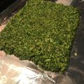 El cooksnap de Mariela S. Albornoz cuando hizo Pizza de coliflor.