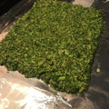 El cooksnap de Mariela S. Albornoz cuando hizo Pizza de coliflor.
