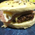 El cooksnap de Andrea cuando hizo Pan de hamburguesas con medallones caseros.