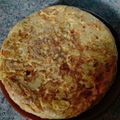 El cooksnap de Sara García Ramajo cuando hizo Tortilla de patatas con cebolla y pimientos.