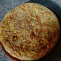 El cooksnap de Sara García Ramajo cuando hizo Tortilla de patatas con cebolla y pimientos.