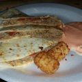 MMsMama's cooksnap of when they made Bacon cheeseburger quesadillas.