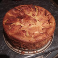 El cooksnap de Suka cuando hizo Tarta de queso y manzana.