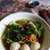 Cooksnap Julia ALeen Aireish semasa beliau membuat Mi Kicap dengan Sup Bebola Ayam dan Sambal Kicap.