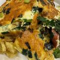 張承鈞 的 提振食慾的家常菜-韭菜香腸煎蛋 cooksnap