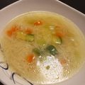 El cooksnap de Lau Ramírez cuando hizo 6. Sopa de fideos con verduras.