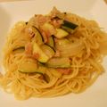 けぃ007's cooksnap of when they made ズッキーニのめんつゆバタースパゲティー.