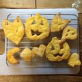 Felice's cooksnap of when they made Cookies for Halloween .