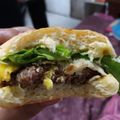 El cooksnap de Paola Antunez cuando hizo Pan brioche tipo hamburguesa.