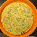 El cooksnap de anabel cuando hizo Recetas de instagram: tortilla de arroz espinacas y queso.