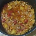 El cooksnap de Maria Carrot cuando hizo Garbanzos con vegetales y manzana.