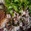 Aisha Ibrahim musa's cooksnap of when they made Rice and beans with chicken and salad.