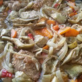El cooksnap de Emanuel Lopez Haar cuando hizo Solomillo de cerdo ibérico con verduras.