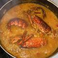 El cooksnap de Andrea yo misma cuando hizo Arroz caldoso con bogavante.